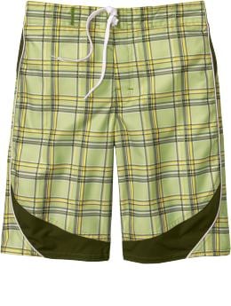 Old Navy Boy's Plaid Board Shorts (9