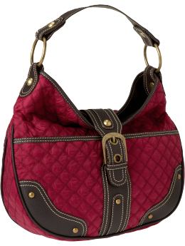 Women: Women's Quilted Hobo Bags - Red