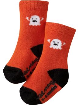 Shoes & Accessories: Halloween Socks for Baby - Ghost