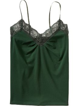 Women: Women's Lace Jersey-Knit Camis - Florentine