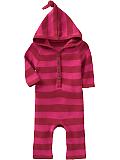 Hooded Sweater-Knit One-Pieces for Baby
