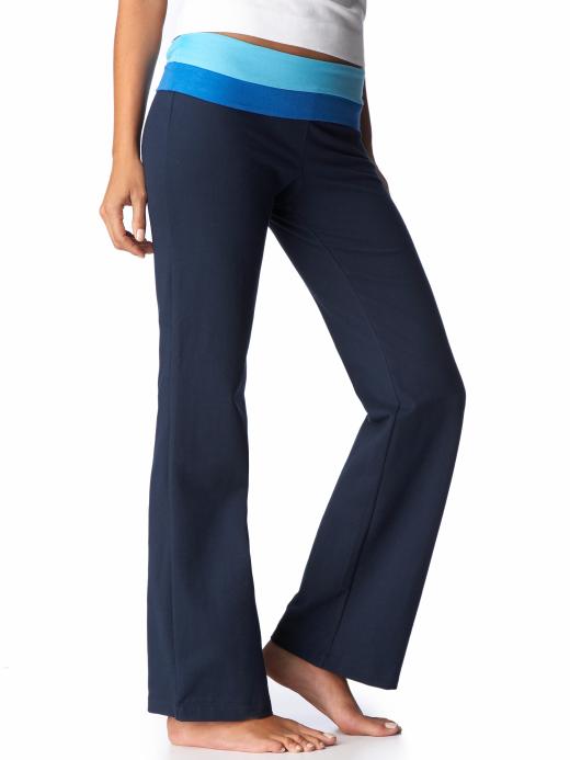 ... Clothes: Women's Fold-Over Yoga Pants: Fresh Activewear for 2009 | Old
