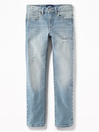 View large product image 3 of 3. Distressed Built-In Flex Skinny Jeans For Boys