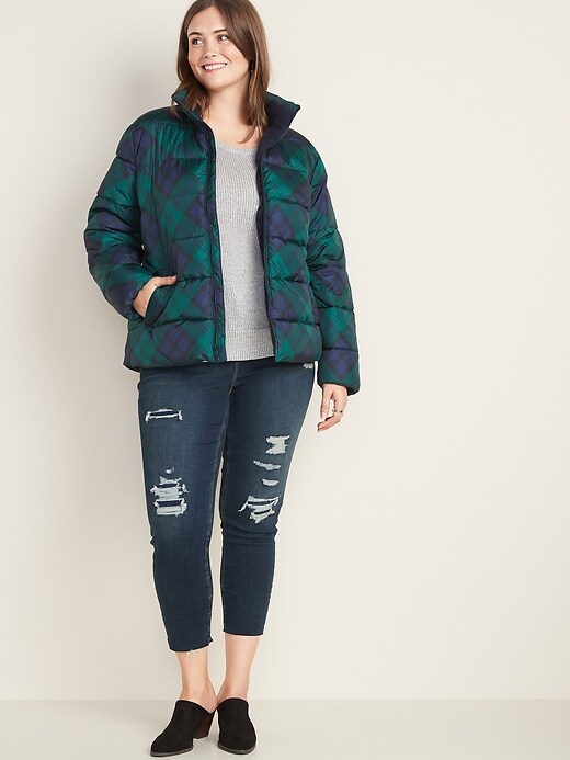 Image number 3 showing, Frost-Free Plus-Size Plaid Jacket