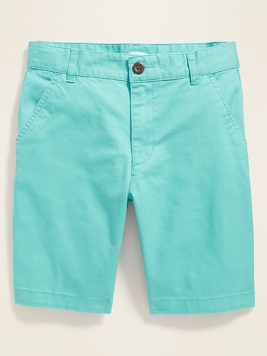 View large product image 1 of 2. Straight Built-In Flex Twill Shorts For Boys