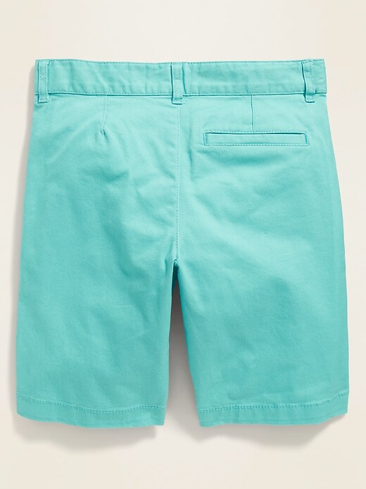 View large product image 2 of 2. Straight Built-In Flex Twill Shorts For Boys