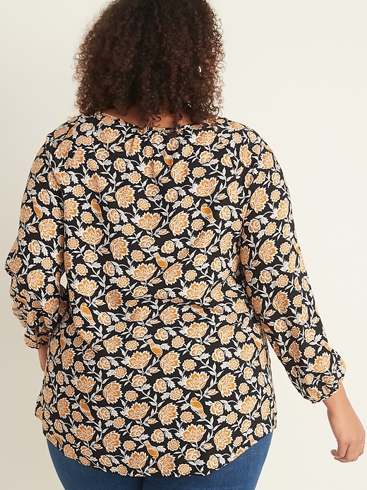 Image number 2 showing, Plus-Size Pintuck Blouse
