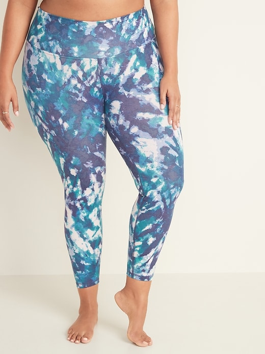 View large product image 1 of 3. High-Waisted Balance Plus-Size 7/8-Length Leggings