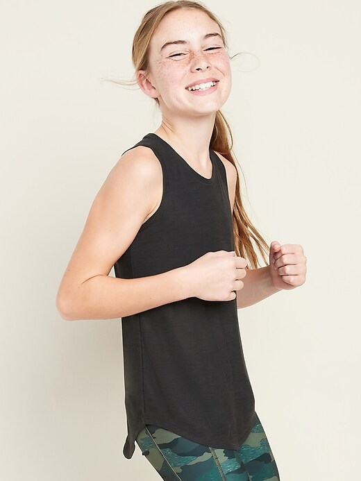 View large product image 1 of 4. Breathe ON Tie-Back Tank Top 2-Pack for Girls