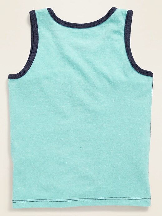 View large product image 2 of 2. Color-Blocked Tank Top for Toddler Boys