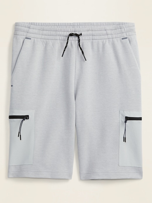 View large product image 1 of 1. Dynamic Fleece Cargo Jogger Shorts -- 9-inch inseam