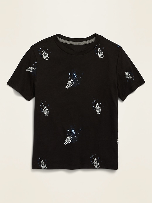 View large product image 1 of 2. Astronaut-Print Softest Tee For Boys