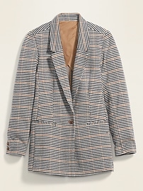 View large product image 3 of 3. Oversized Patterned Blazer for Women