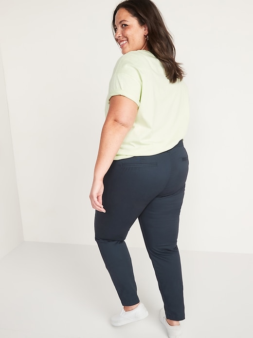 Image number 8 showing, Mid-Rise Skinny Everyday Khakis for Women