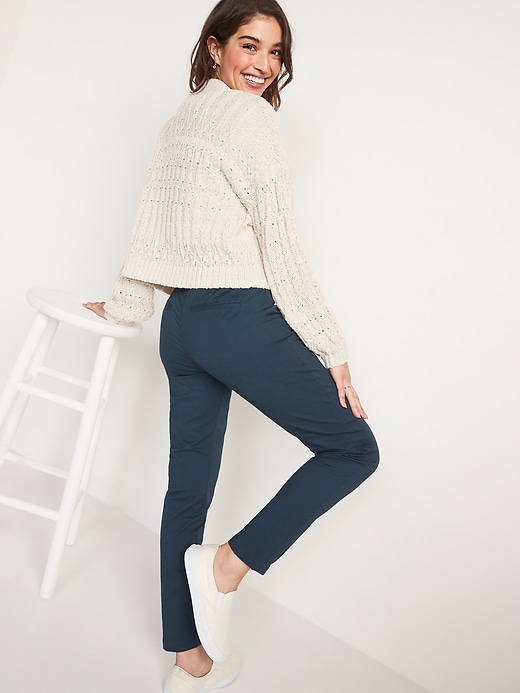 Image number 6 showing, Mid-Rise Skinny Everyday Khakis for Women