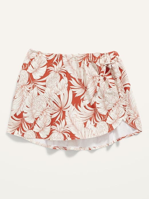 Image number 4 showing, High-Waisted Sarong Swim Skirt