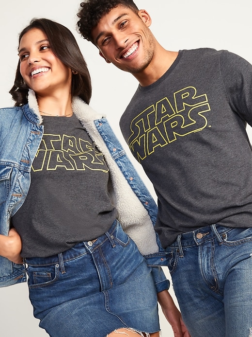 View large product image 2 of 2. Star Wars™ Gender-Neutral Graphic T-Shirt for Adults