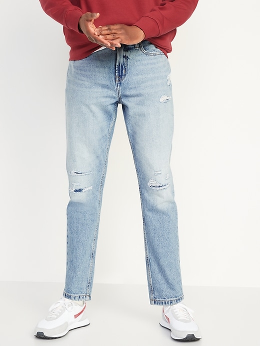 Image number 1 showing, Loose Taper Built-In Flex Ankle-Length Jeans
