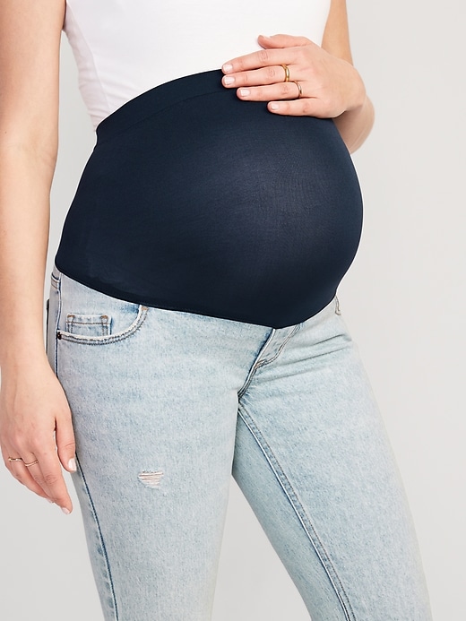 Image number 3 showing, Maternity Full Panel Flare Jeans