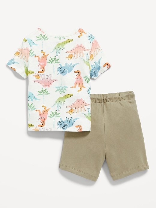 View large product image 2 of 3. T-Shirt and Pull-On Shorts Set for Toddler Boys