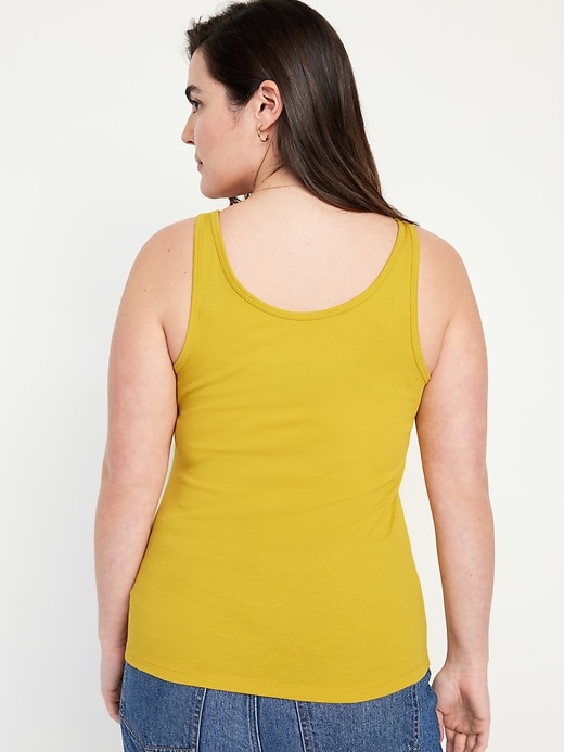 Image number 6 showing, First-Layer Rib-Knit Tank Top