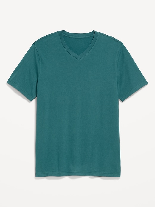 Image number 8 showing, Soft-Washed V-Neck T-Shirt