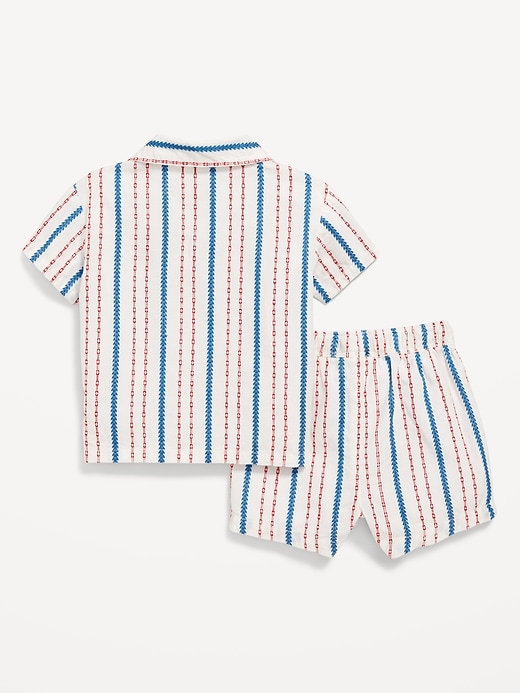 View large product image 2 of 3. Printed Shirt and Shorts Set for Baby