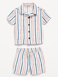 View large product image 3 of 3. Printed Shirt and Shorts Set for Baby