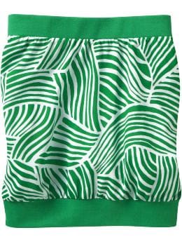 Women: Women's Chiffon Tube Tops - Green Swirl