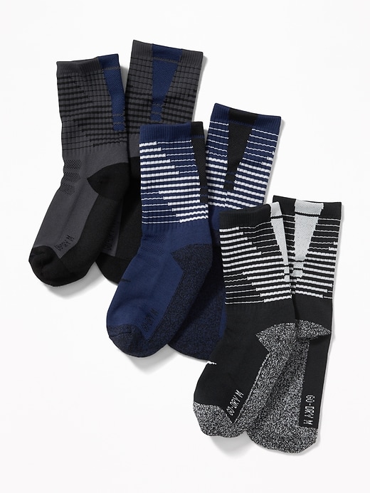 View large product image 1 of 1. Go-Dry Crew Socks 3-Pack For Boys