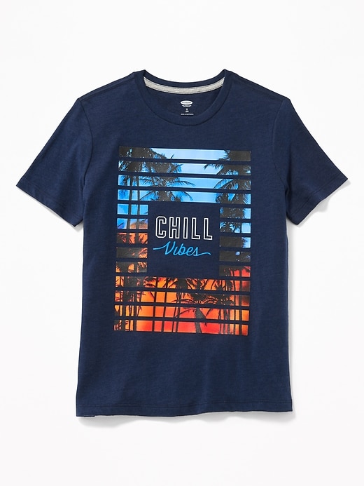 View large product image 1 of 1. Graphic Crew-Neck Tee for Boys