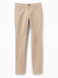 View large product image 3 of 3. Skinny School Uniform Pants for Girls