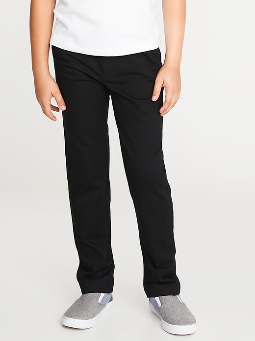 View large product image 1 of 1. Skinny Built-In Flex Uniform Pants For Boys