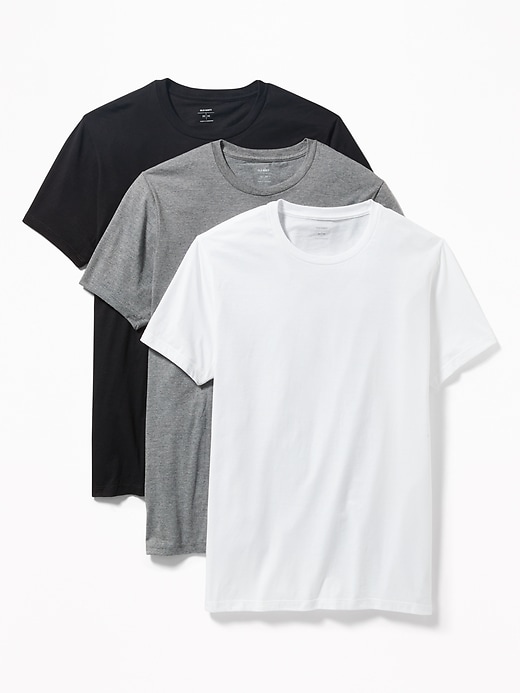 Image number 2 showing, Go-Dry Crew-Neck T-Shirts 3-Pack