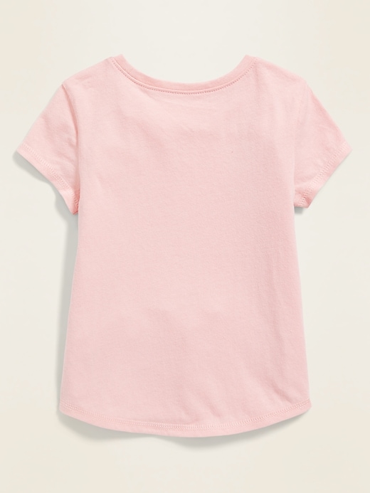 View large product image 2 of 2. Unisex Jersey Crew-Neck T-Shirt for Toddler