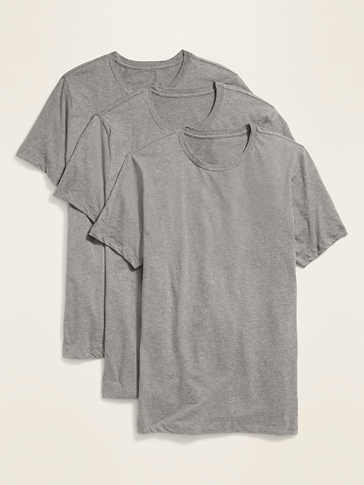 Image number 1 showing, Go-Dry Crew-Neck T-Shirts 3-Pack