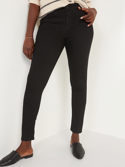 Image number 5 showing, Mid-Rise Wow Super-Skinny Pop-Color Jeans for Women