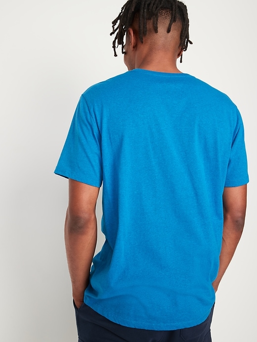 Image number 2 showing, Soft-Washed Crew-Neck T-Shirt for Men