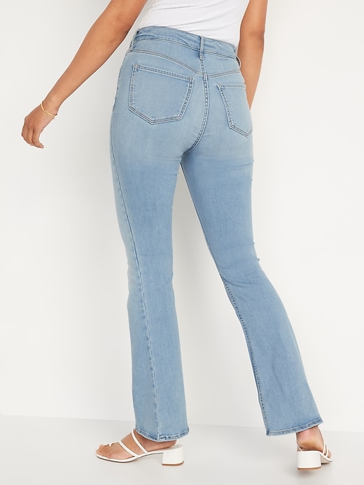 Image number 2 showing, FitsYou 3-Sizes-In-One Extra High-Waisted Flare Jeans for Women