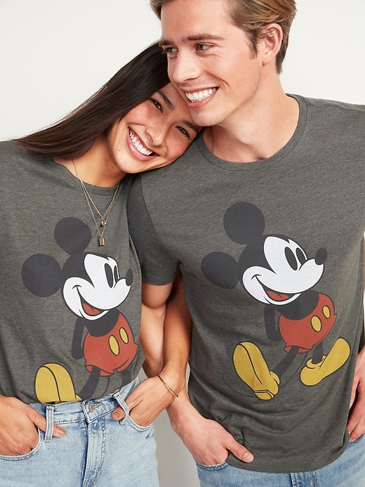 View large product image 2 of 2. Disney© Mickey Mouse Gender-Neutral T-Shirt for Adults