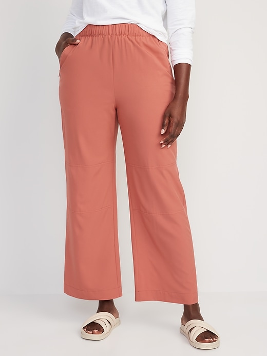 Image number 5 showing, High-Waisted StretchTech Wide-Leg Pants