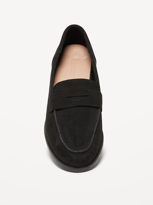 Image number 3 showing, Faux-Suede Penny Loafer Shoes