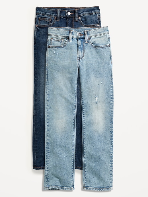 View large product image 1 of 2. Built-In Flex Straight Jeans 2-Pack for Boys