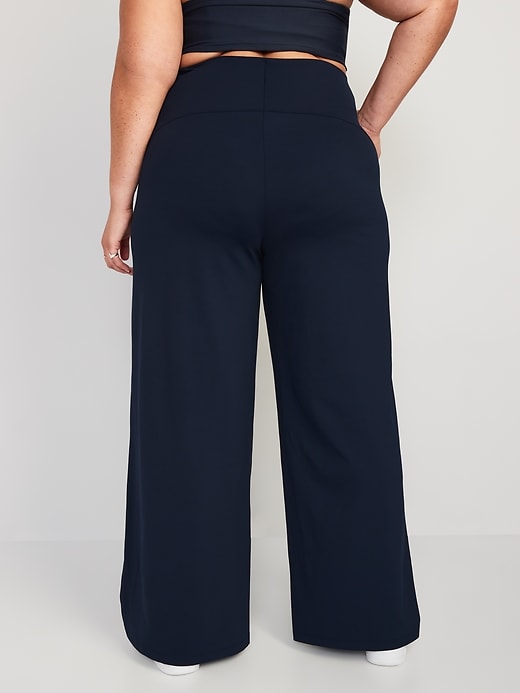 Image number 8 showing, High-Waisted PowerSoft Wide-Leg Pants
