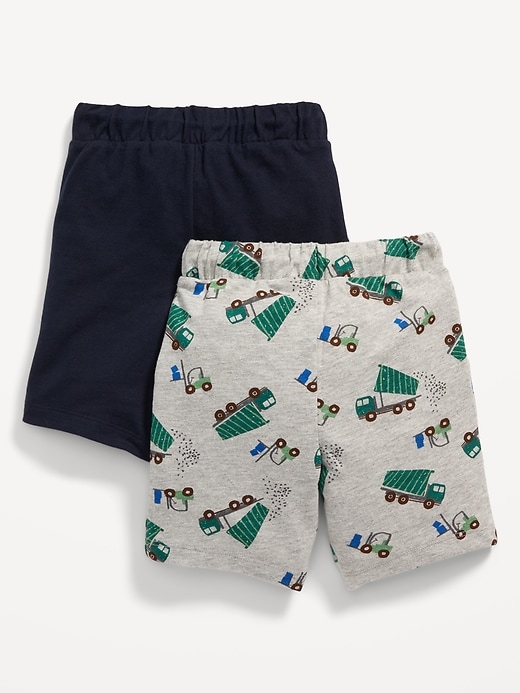 View large product image 2 of 3. 2-Pack Functional-Drawstring Shorts for Toddler Boys